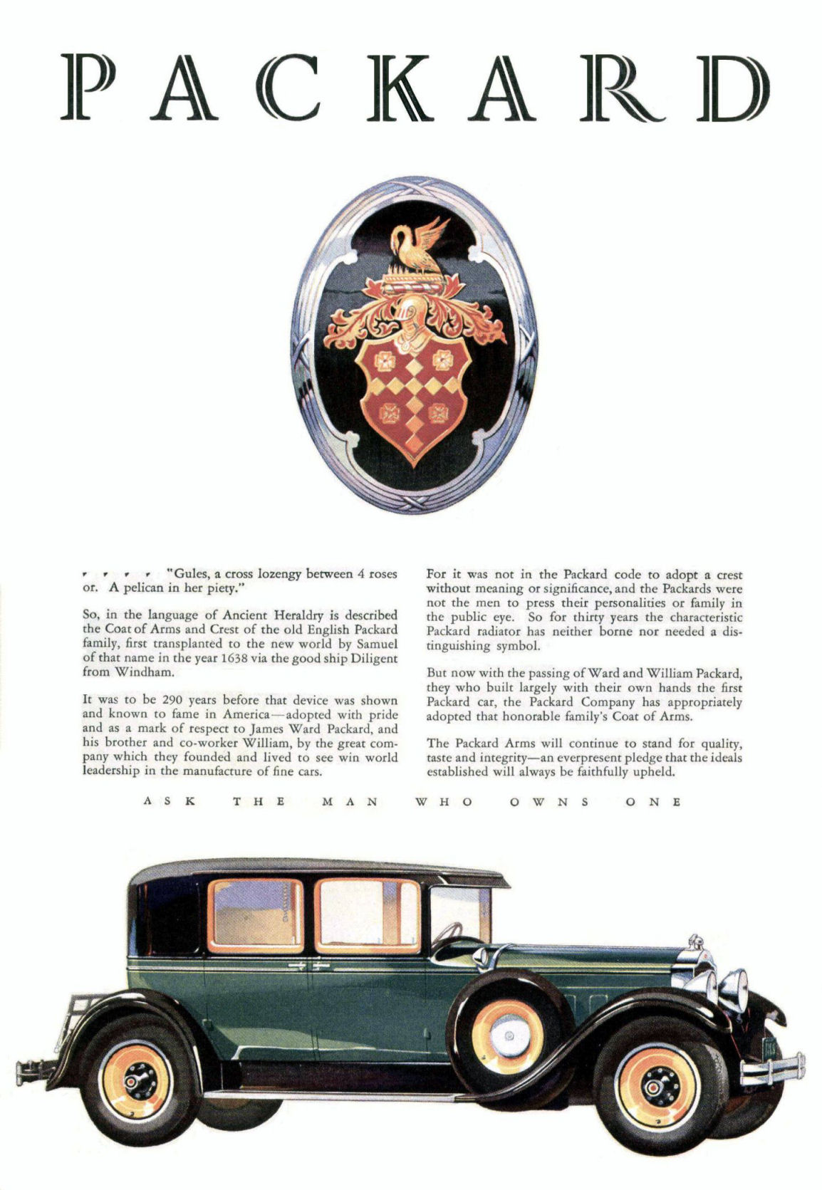 1928 Packard Auto Advertising